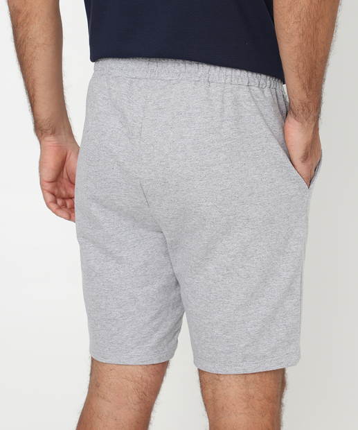 Bermuda Masculina Moletom Marisa Cinza