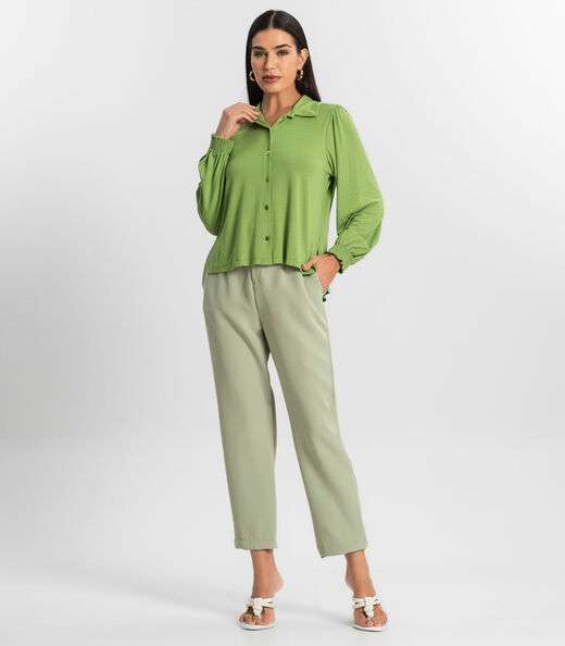 Camisa Feminina Manga Longa Endless Verde