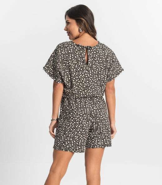 Macaquinho Feminino Molicotton Select Preto