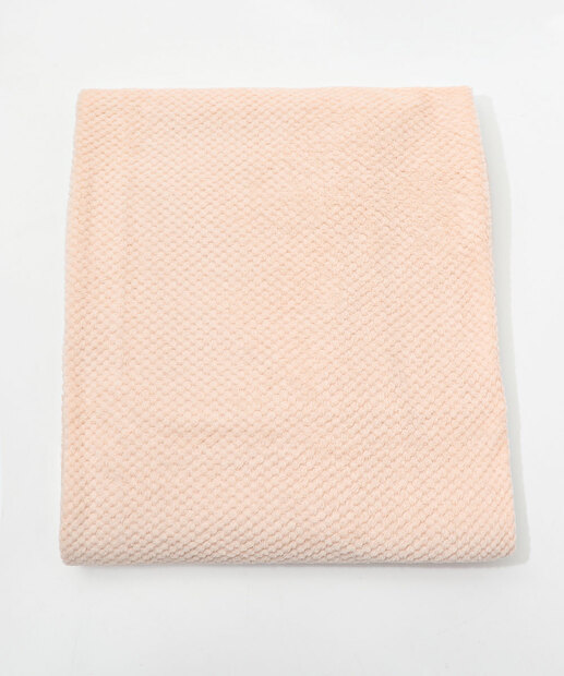 Manta Textura Piquet Marisa Bege