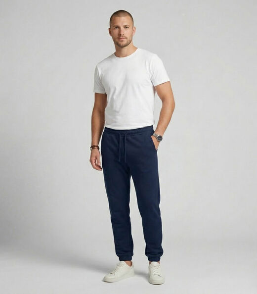 Image_Calça Masculina Moletom Felpado Diametro Azul