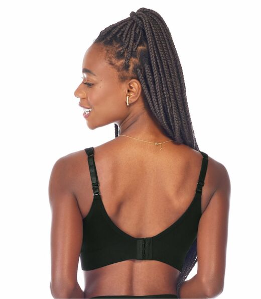 Sutiã Comfort Duplo Alças Largas Zee Rucci Preto