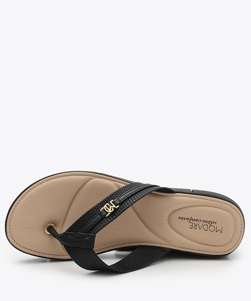 Rasteirinha Feminina Conforto Modare Preto