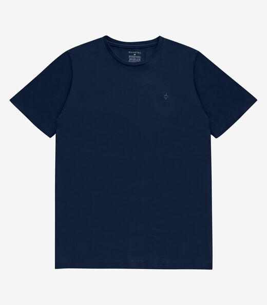 Camiseta Masculina Básica Diametro Azul