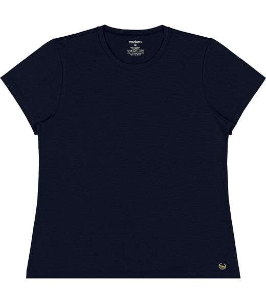 Blusa Feminina Cotton Leve Básica Rovitex Azul