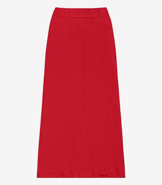Saia Midi De Ribana Feminina Endless Vermelho
