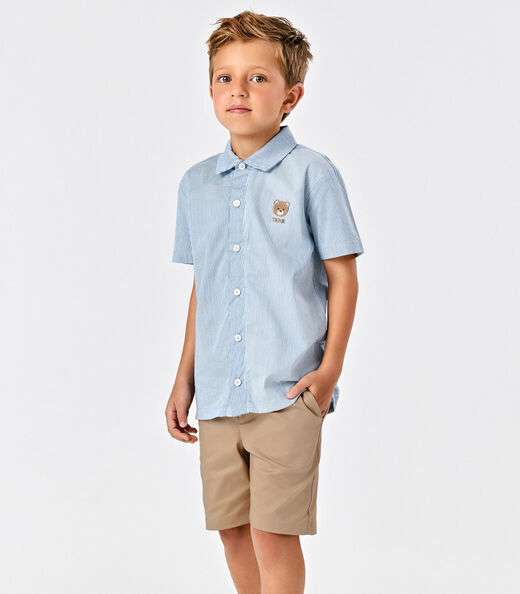Image_Conjunto Infantil Camisa Com Bermuda Trick Nick Azul