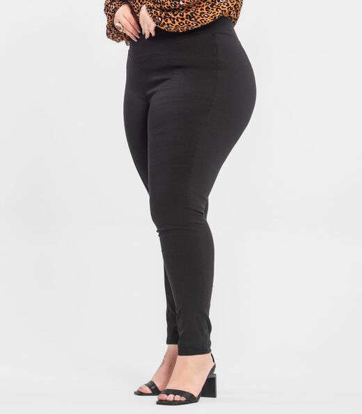 Legging Feminina Bengaline Plus Size Secret Glam Preto