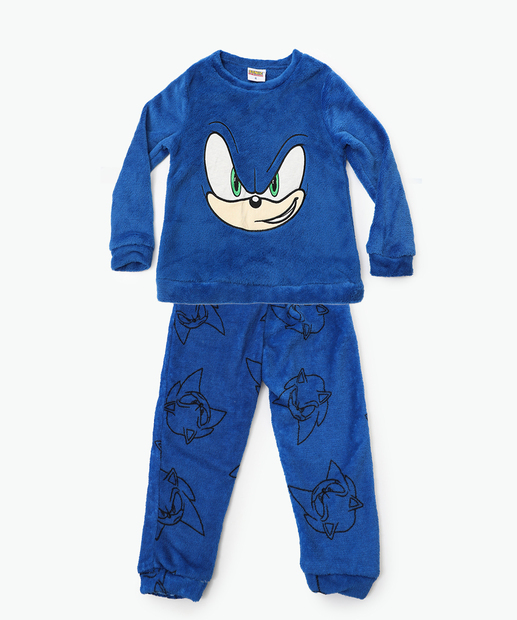 Image_Pijama Infantil Plush Sonic Tam 04 ao 12 Azul