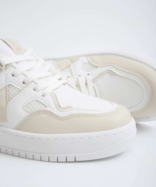 Tênis Casual Feminino Recortes Vizzano