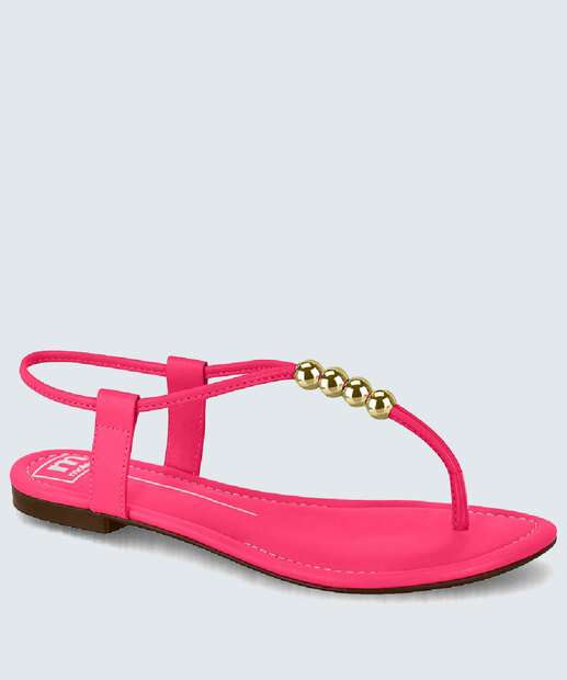 Sandália Feminina Rasteira Moleca 