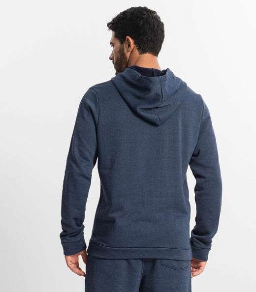 Blusão Masculino Moletom Com Capuz Diametro Azul