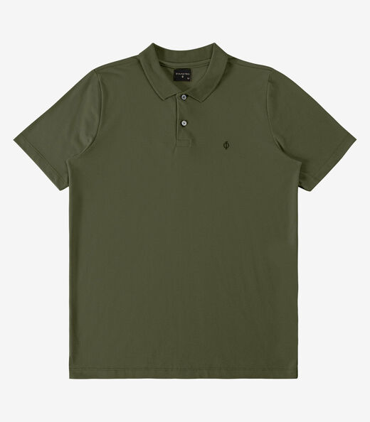 Camisa Polo Básica Masculina Diametro Verde