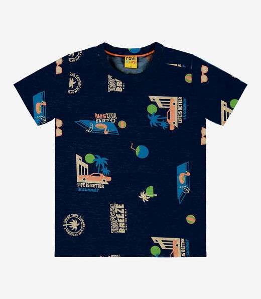 Image_Camiseta Infantil Masculina Estampada Rovi Kids Azul