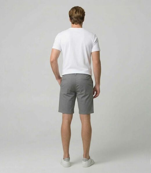 Bermuda Masculina Em Sarja Com Bolsos Sea Surf Cinza