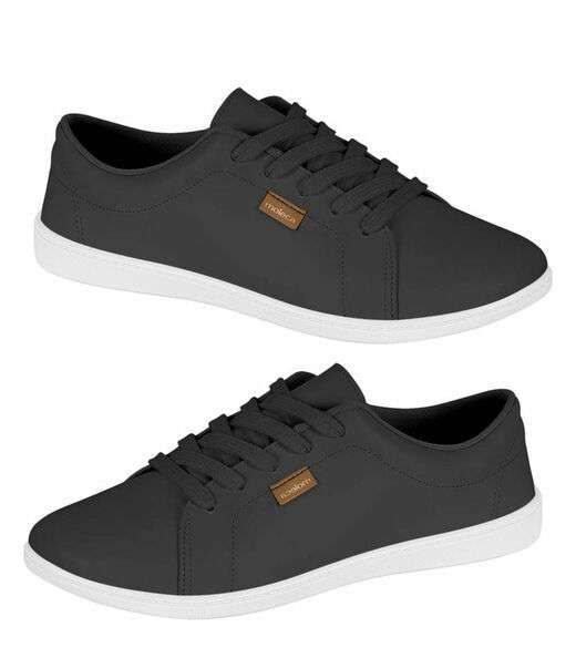 Tênis Moleca Napa Preto