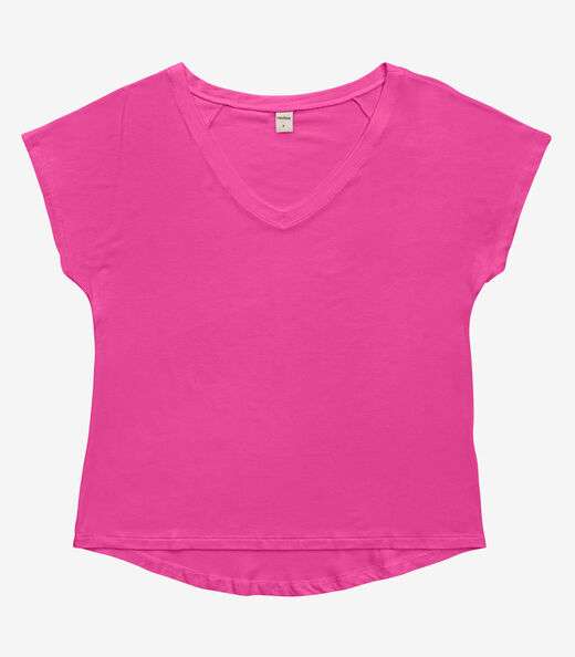 Blusa Feminina Viscotorcion Rovitex Rosa