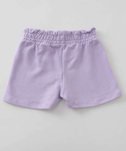Short Infantil Moletinho Clochard Tam 1 a 3