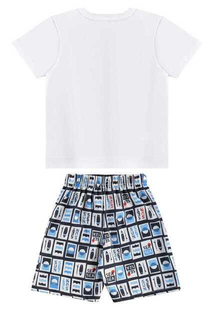 Conjunto Camiseta e Bermuda Bee Loop