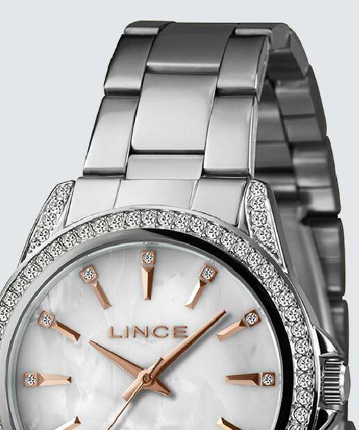 Relógio Feminino Strass Lince LRMJ160L40 B1SX