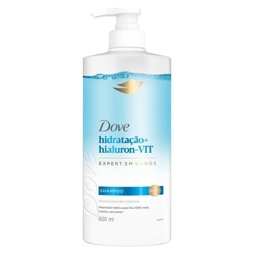 Image_Kit com 3 Unidades de Shampoo Dove Hidratação e Hialuron-VIT 600ml