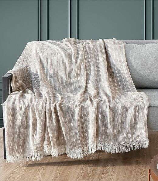 Image_Manta Para Sofá Sevilha 170 Cm x 150 Cm Adomes Bege