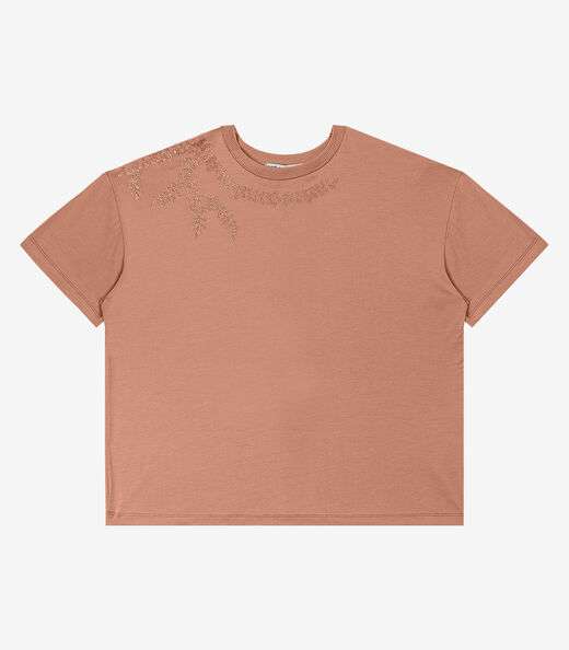 T- shirt Feminina Endless Marrom