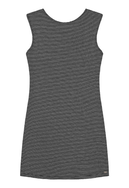 Vestido Juvenil em Malha Trabalhada Gloss