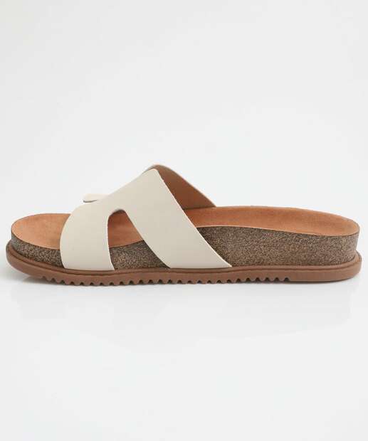 Rasteirinha Feminina Birken Beira Rio Branco