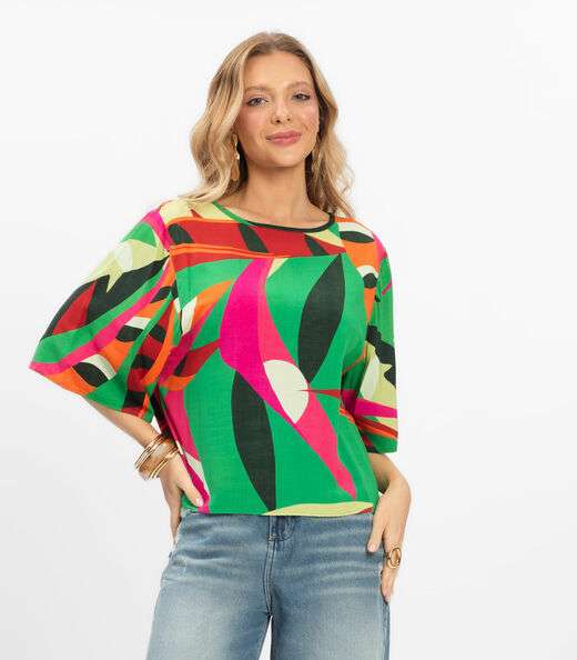 Image_Blusa Feminina Viscose Khyara Rovitex Verde