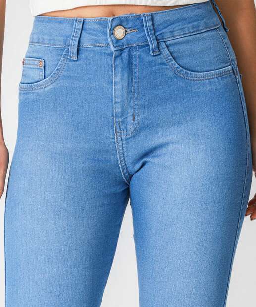 Calça Jeans Cigarrete Feminina Biotipo Azul
