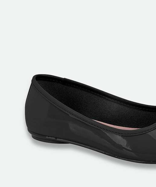 Sapatilha Infantil Detalhe Metalizado Molekinha Preto