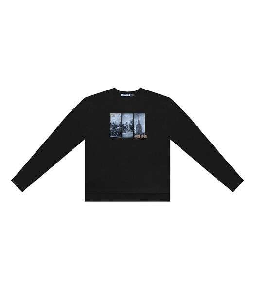 Blusão Juvenil Masculino Em Moletom Minty Preto