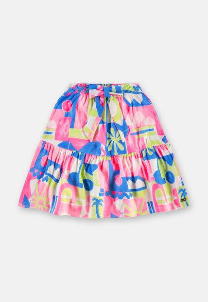 Conjunto Blusa Saia Infantil Midi Up Baby