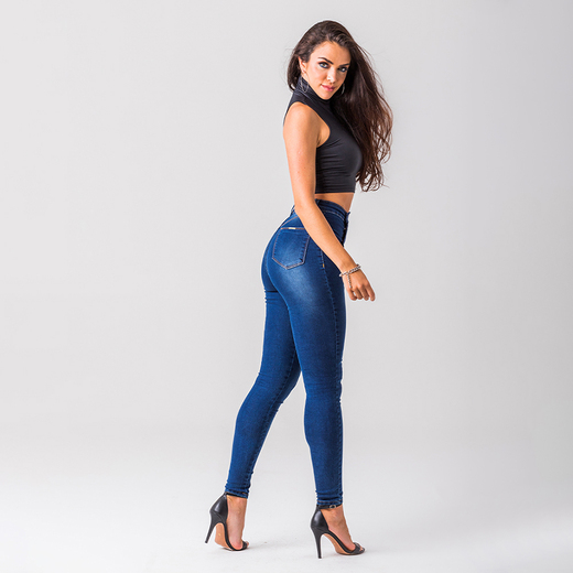 Calça Skinny Jeans Feminina Moderna Zune