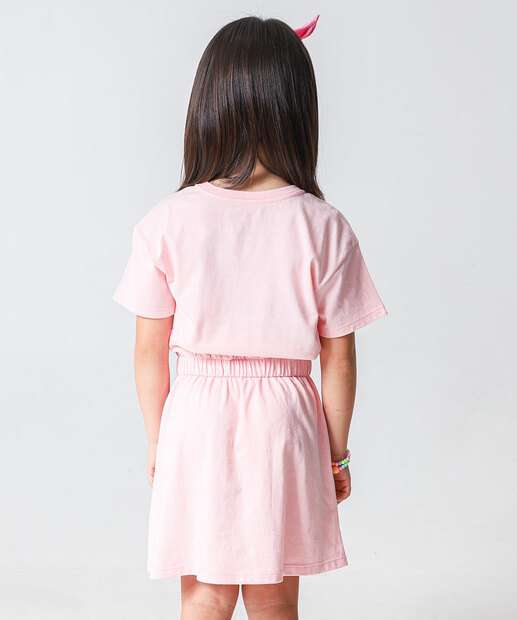 Vestido Infantil Urso Marisa Tam 4 a 10 Rosa