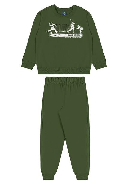 Conjunto Blusão Club Classic Calça Bee Loop