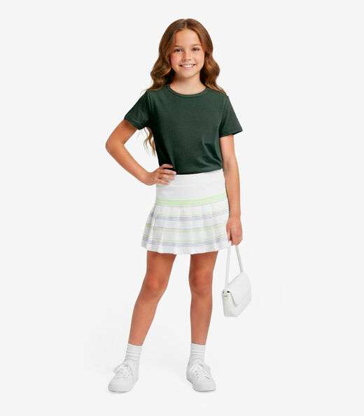 Image_Blusa Básica Infantil Manga Curta Lisa Soletex Verde