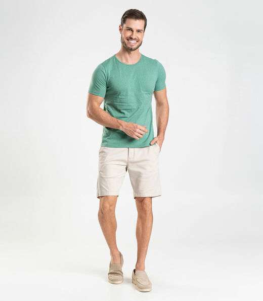 Camiseta Masculina em Meia Malha Botonê Select Verde