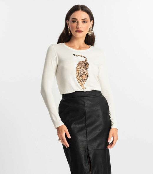 Image_Blusa Manga Longa com Bordado Endless Bege