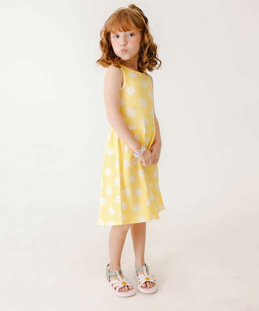 Vestido Infantil Regata Margarida Marisa Tam 4 a 10