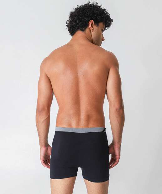 Cueca Masculina Boxer Duomo Preto