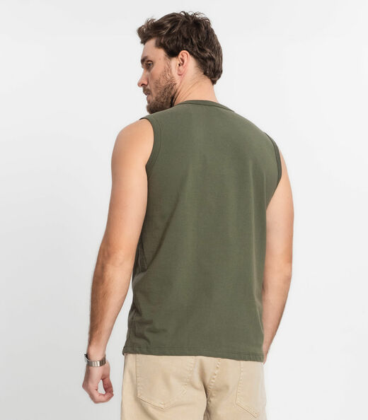 Regata Masculina Básica Rovitex Verde