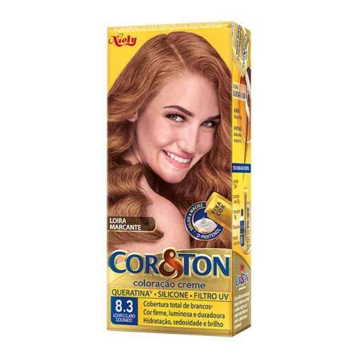 Image_Niely Coloração CoreTon 8.3 Louro Claro Dourado 50g