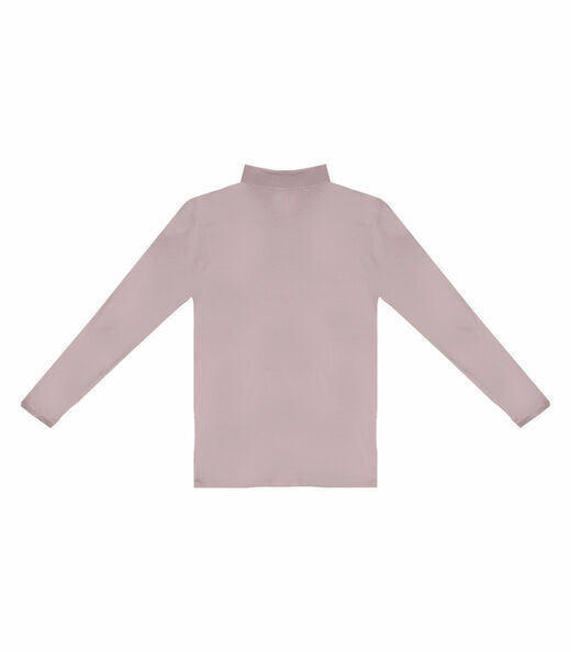 Blusa Manga Longa Básica Select Rosa