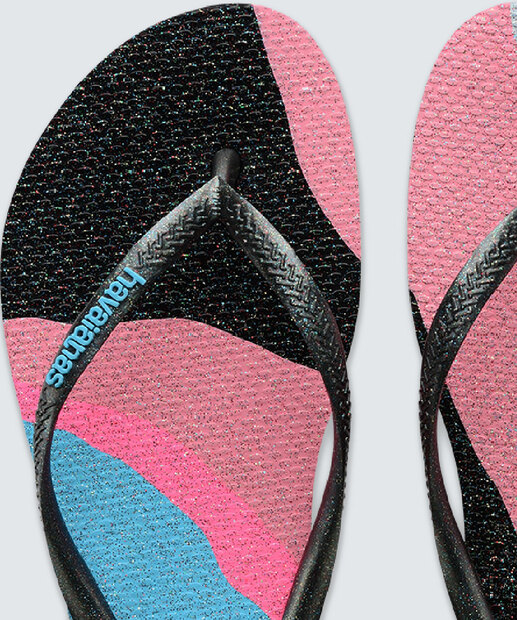 Chinelo Havaianas Feminino Slim Palette Glow