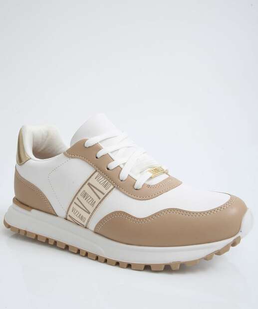 Tênis Casual Feminino Recortes Vizzano 