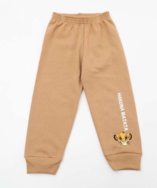 Conjunto Infantil Moletinho Rei Leão Tam 1 a 3 Verde