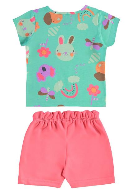 Conjunto Infantil Blusa e Short Bee Loop