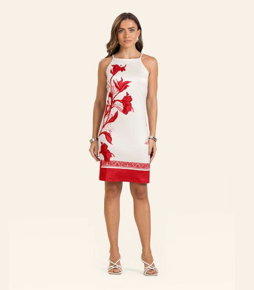 Vestido curto Endless Bege